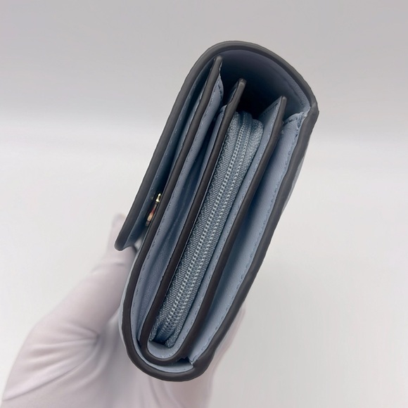 MICHAEL Michael Kors Mimi Large Saffiano Leather Bi-Fold Wallet Pale Blue - Picture 5 of 16